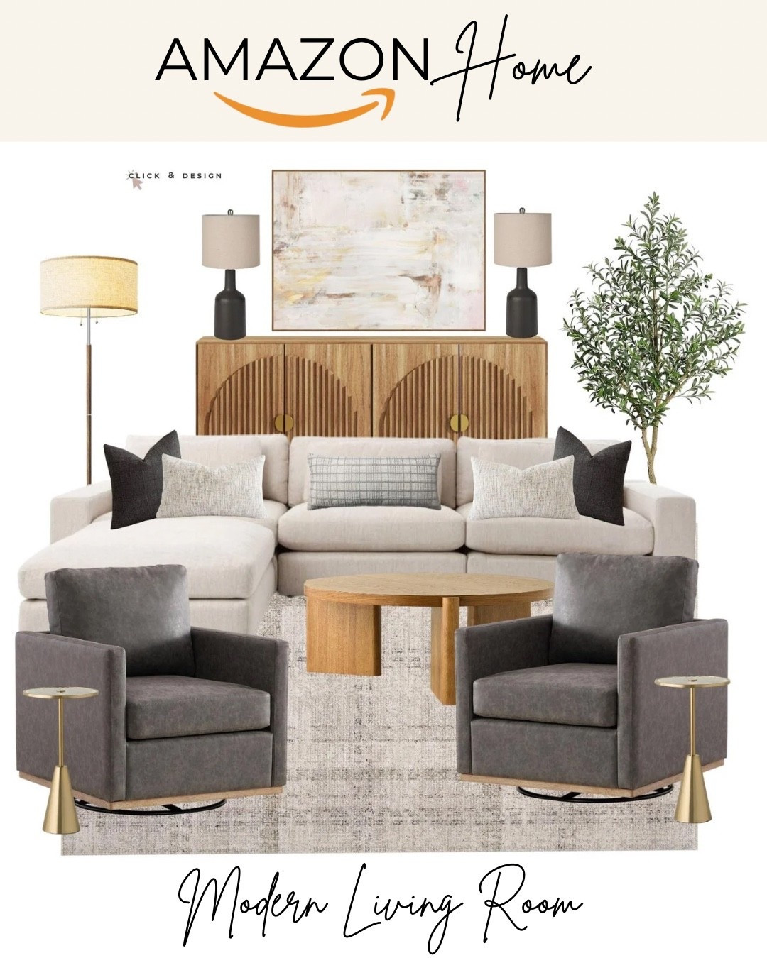 Wallet a little tight this spring? Check out some of these beautiful modern Amazon pieces for your living room!

#LTKHome