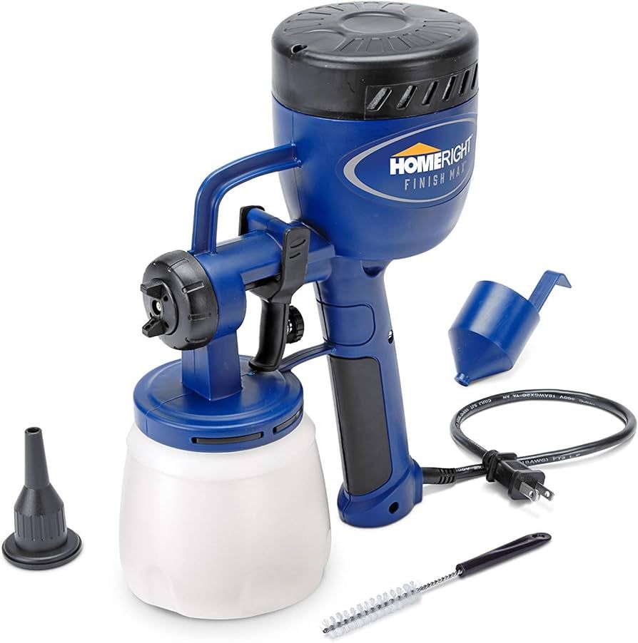 HomeRight C800766, C900076 Finish Max Paint Sprayer HVLP Electric Spray Gun, 1 Nozzle Sprays All,... | Amazon (US)