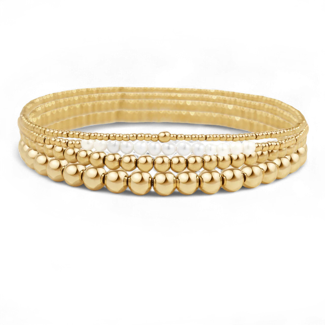 Everyday Pearl Bracelet Stacking Set | Mint & Lily