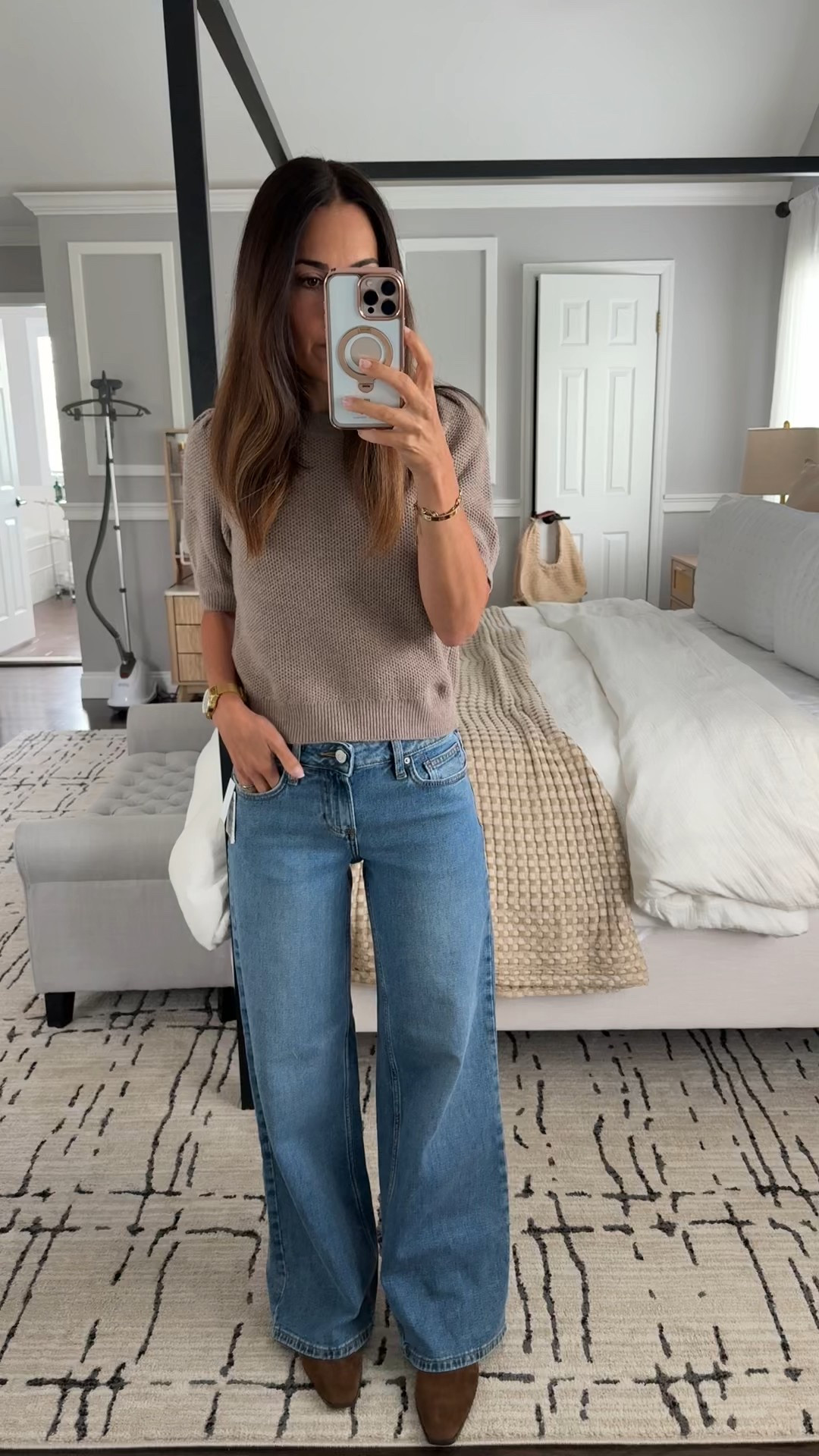 Shocked at these jeans. If you size down they aren’t low rise. They’re perfect! Wearing size 24 

#LTKFindsUnder50 #LTKSaleAlert #LTKSeasonal