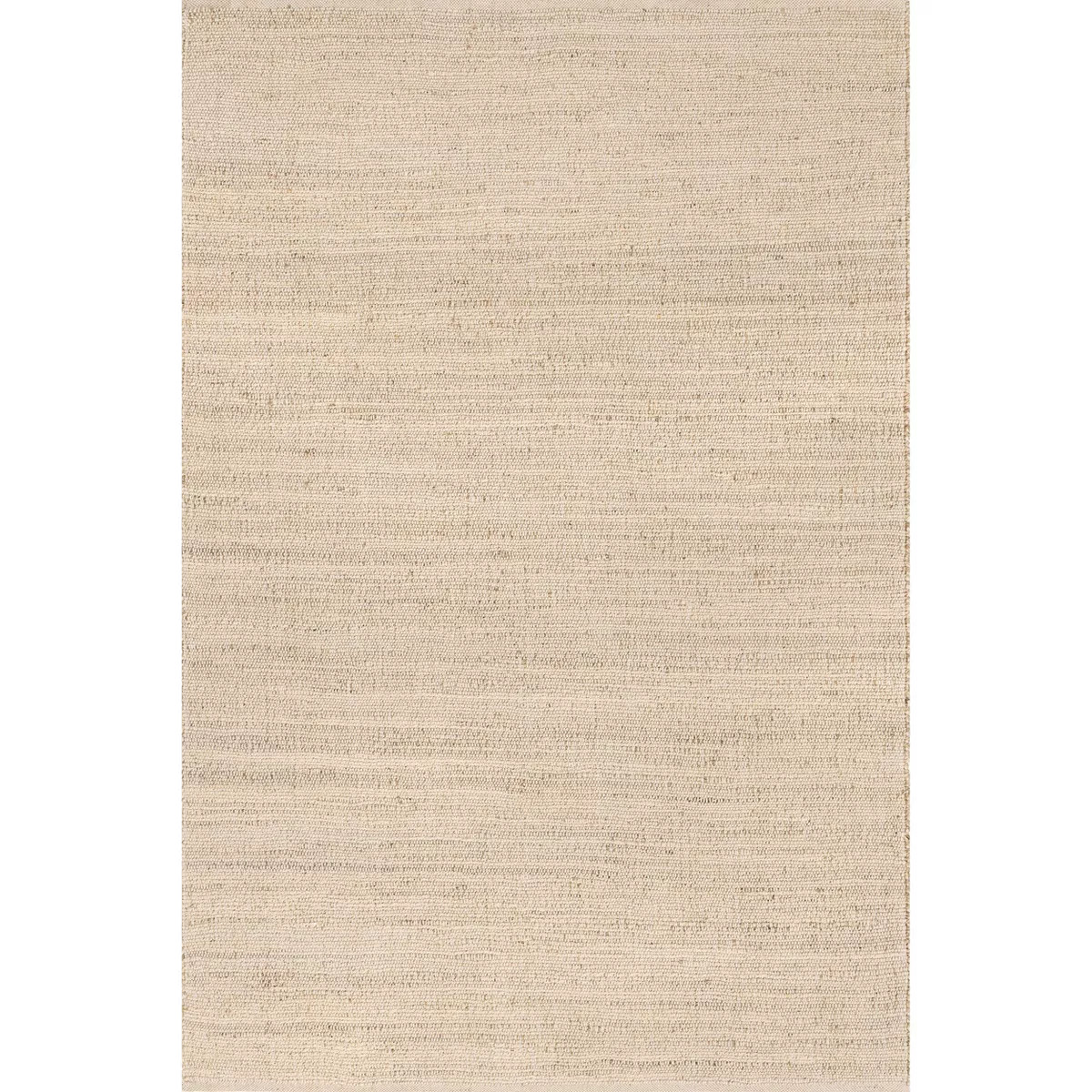 Nuloom 8x10 Elfriede Jute & Cotton Hand Woven Indoor Area Rug, Natural, Solid Rustic Farmhouse St... | Target