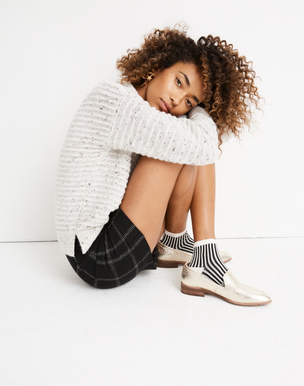 Donegal Belmont Mockneck Sweater in Coziest Yarn | Madewell