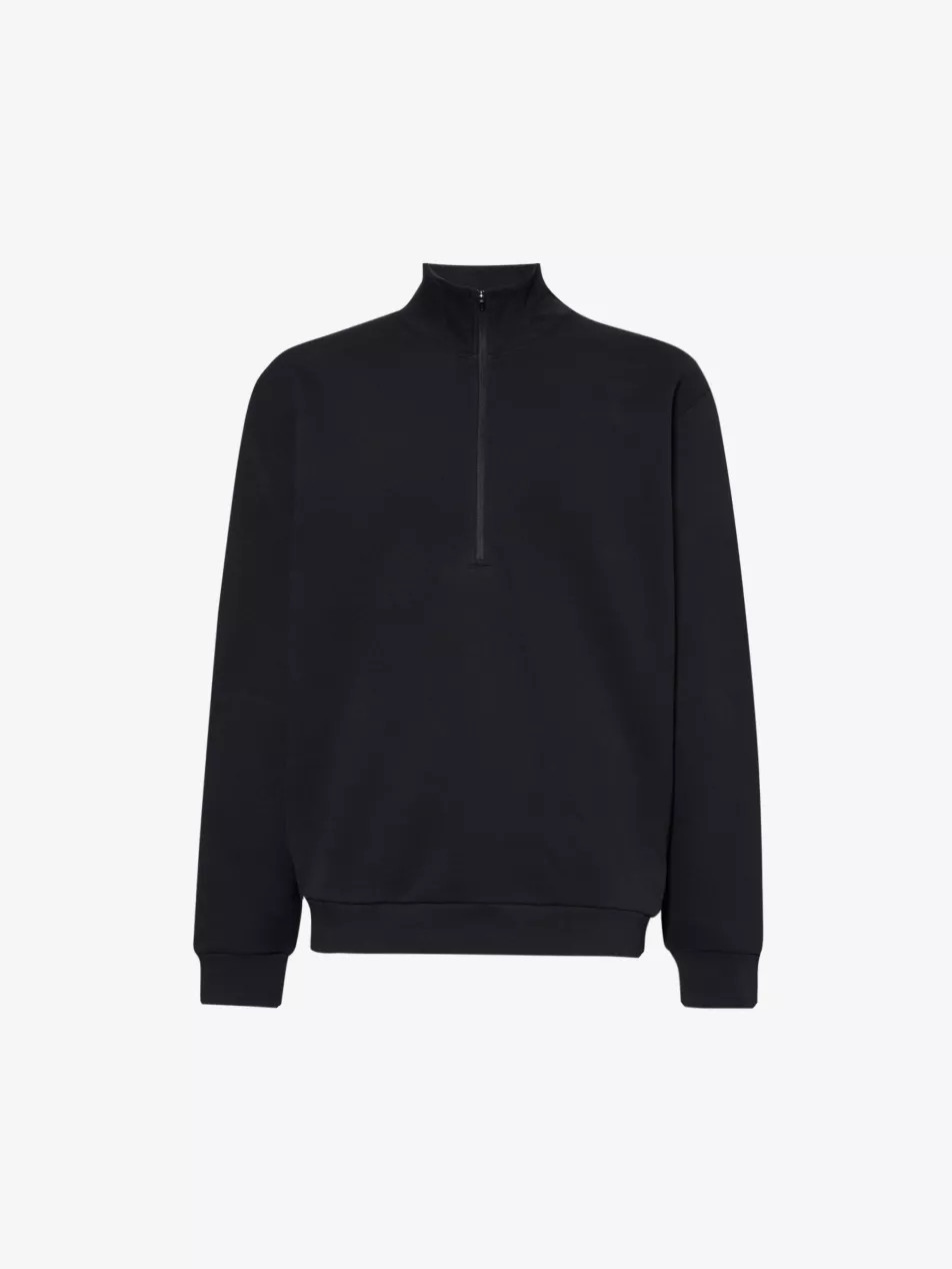 LULULEMON Steady State half-zip cotton-blend sweatshirt | Selfridges