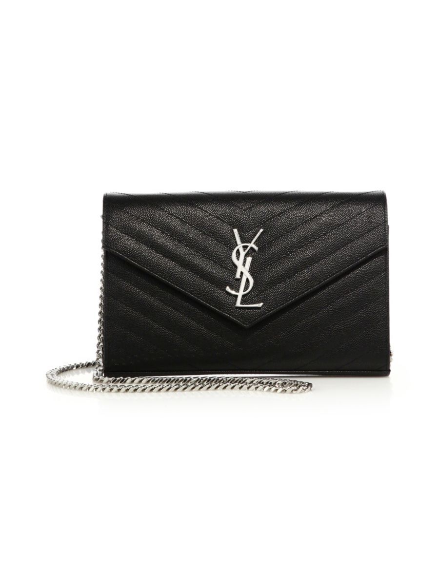 Monogram Matelassé Leather Wallet-On-Chain | Saks Fifth Avenue