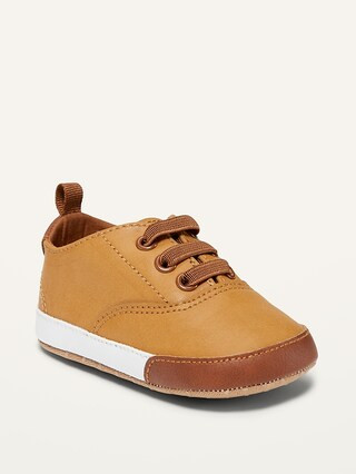 Color-Blocked Faux-Leather Sneakers for Baby | Old Navy (US)