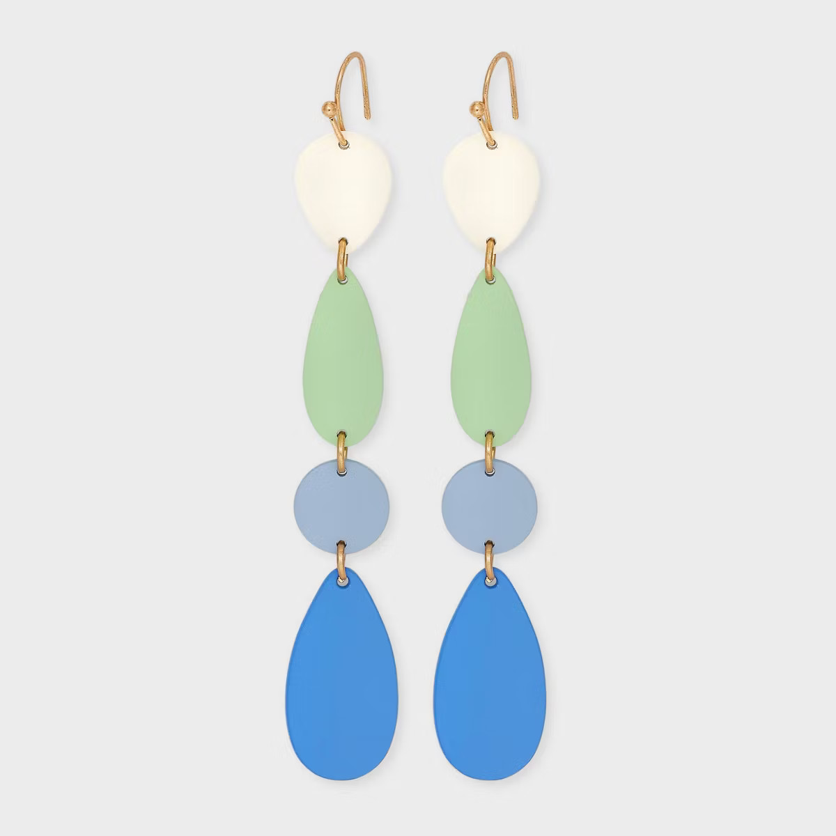 Abstract Linear Drop Earrings - Universal Thread™ | Target