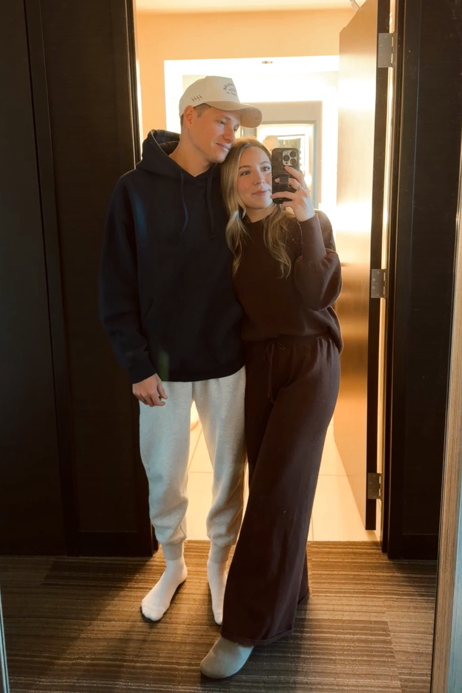 Him & hers lounge sets 🤎
Brown amazon  set: coffee size medium 
Troys sweatshirt:(m) asos 
Gray sweatpants: (s) - so thick and cozy!! 

#LTKFitness #LTKTravel #LTKStyleTip