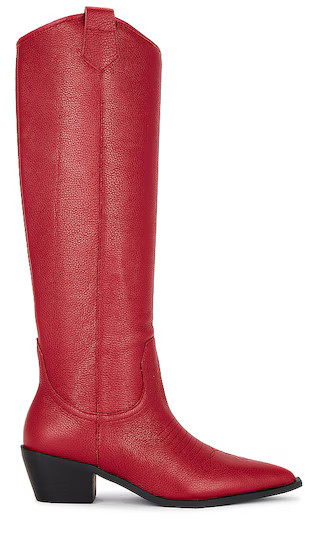 x REVOLVE Karianne Boot in Ruby | Revolve Clothing (Global)