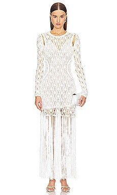 AKNVAS Willow Crochet Gown in White from Revolve.com | Revolve Clothing (Global)