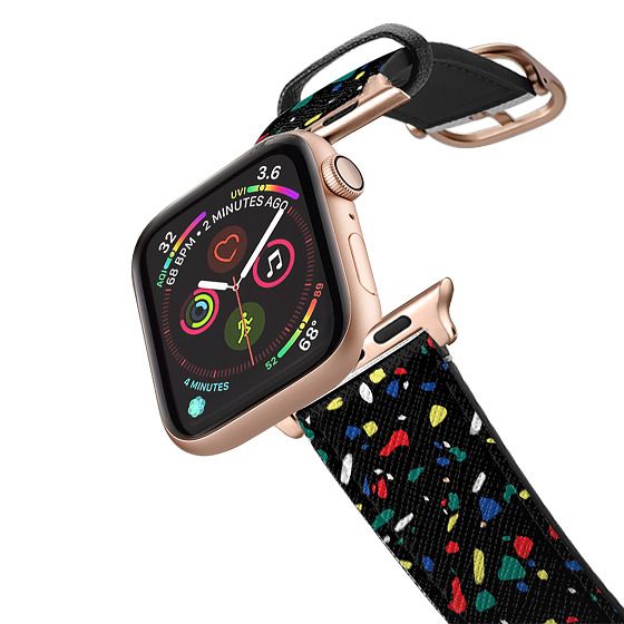 Saffiano Leather Watch Band - Terrazzo Apple Watch Band by Poketo | Casetify