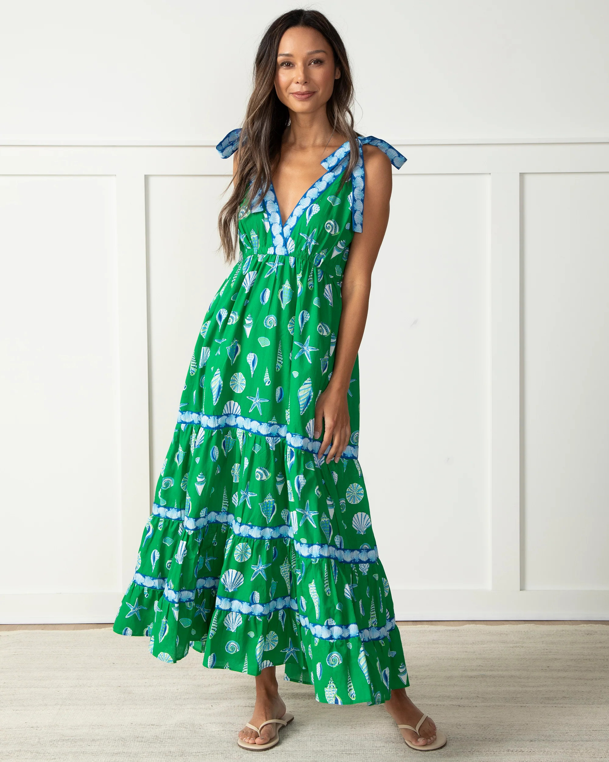 Beachcomber - Dune Dancer Dress - Golf Greens | Printfresh