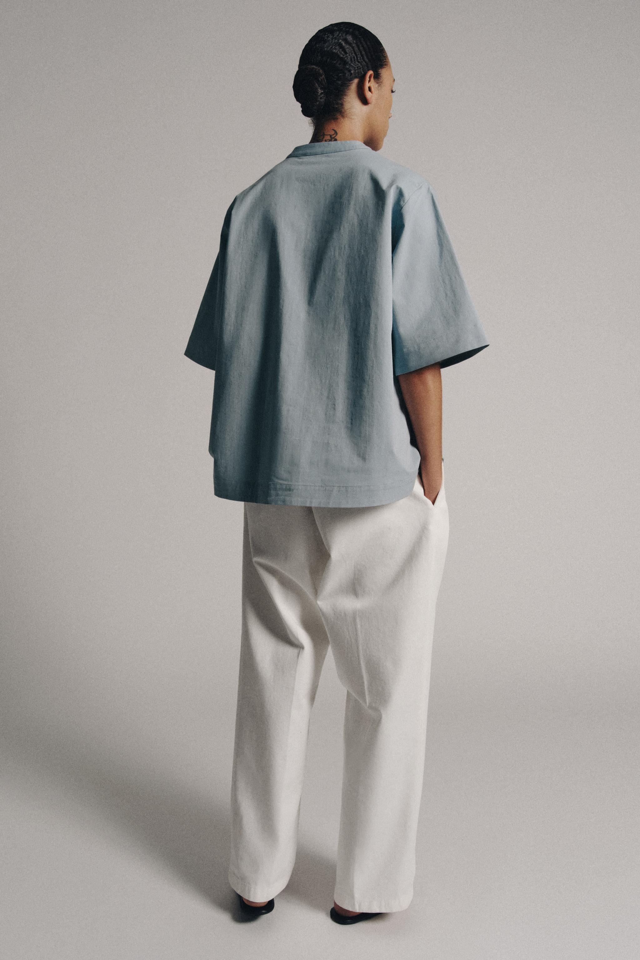 ZW COLLECTION SHORT SLEEVE SHIRT | Zara UK