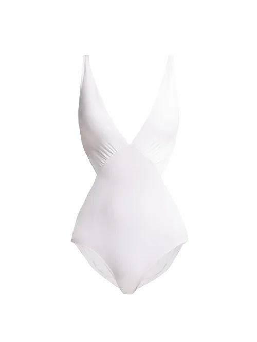 Melissa Odabash - Del Mar Cut-out Swimsuit - Womens - White | Matches (US)