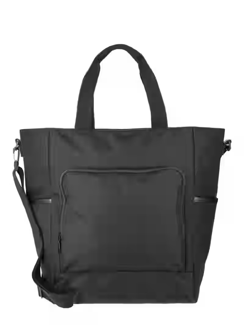 No Boundaries Beach Cooler Tote Bag, Black, Women’s | Walmart (US)