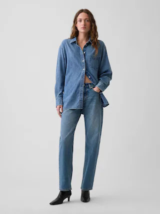 Mid Rise Straight Taper Jeans | Gap (CA)