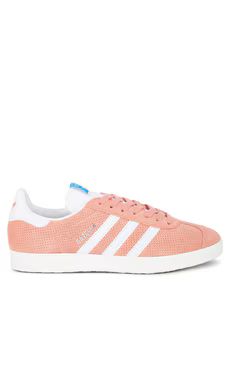 adidas Originals Gazelle in Wonder Clay & White from Revolve.com | Revolve Clothing (Global)