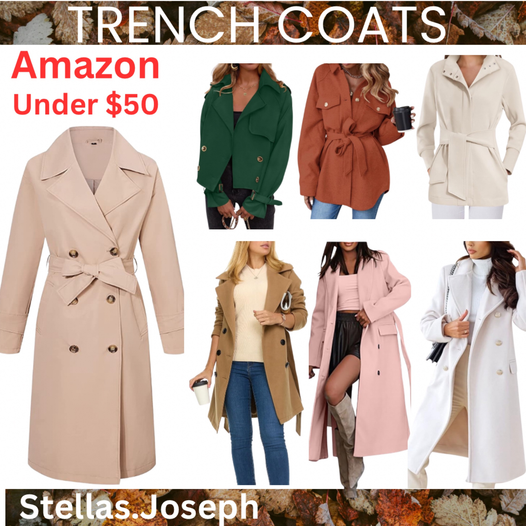 Amazon Trench Coats | Fashion | Trench Coat | Trench Coat Outfit | Trench Jacket | Trench Coat Amazon 

#LTKU #LTKStyleTip #LTKSeasonal