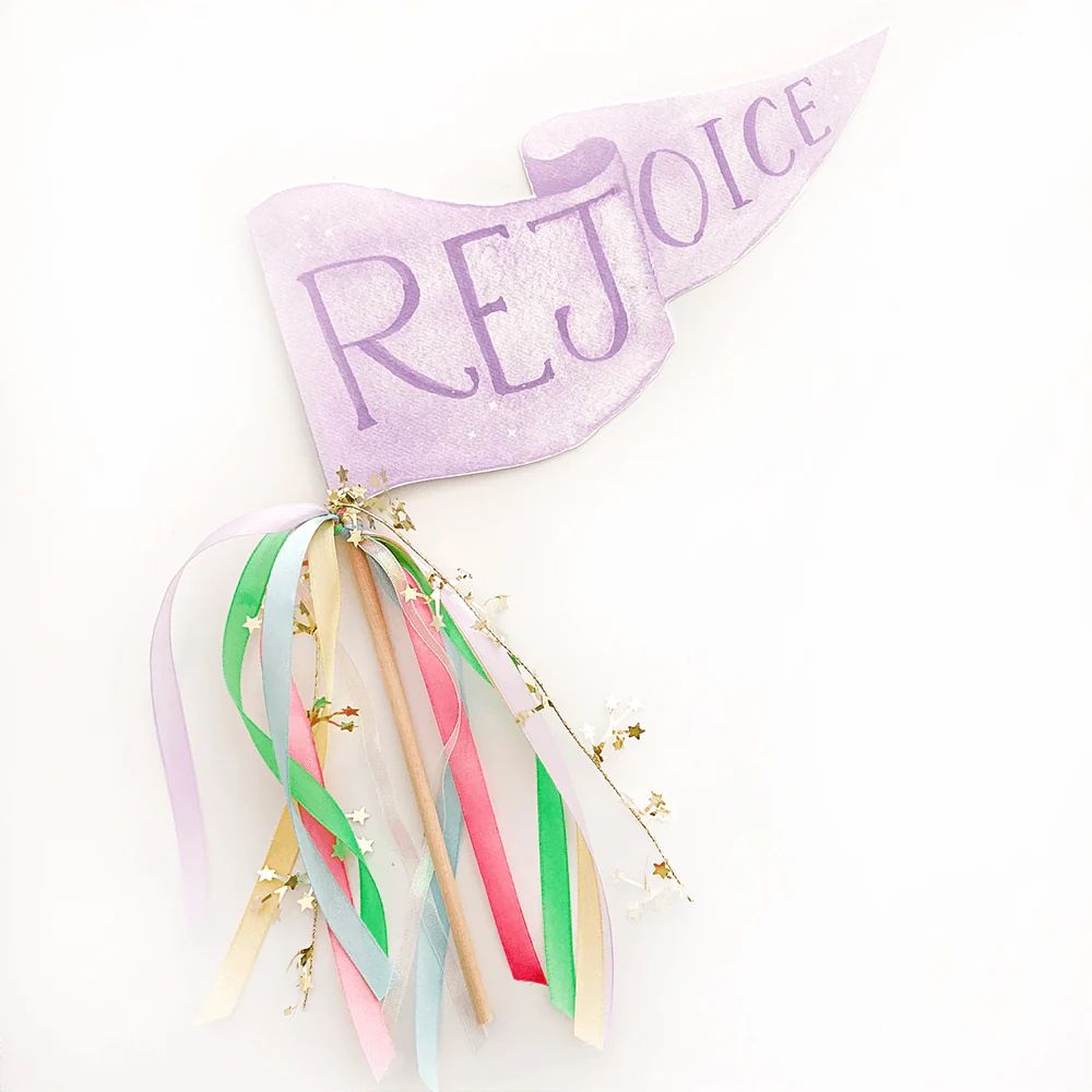 "Rejoice" Party Pennant | Shop Sweet Lulu