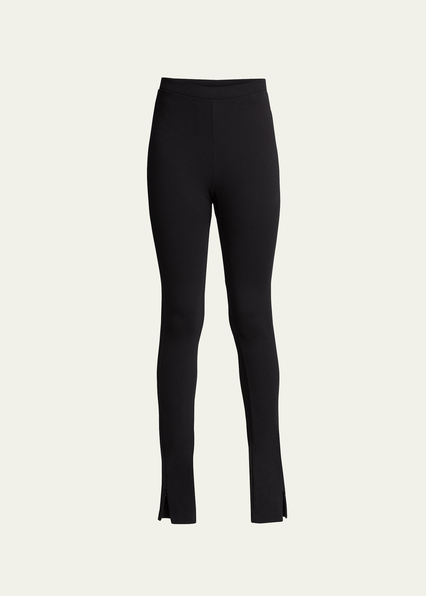 Toteme Zip-Cuff Viscose Leggings | Bergdorf Goodman