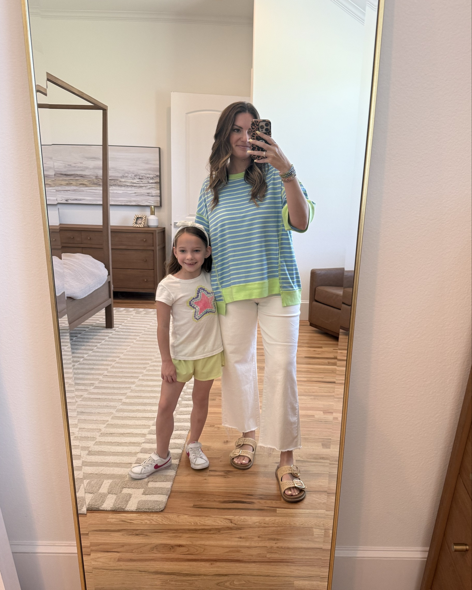 Happy Saturday Friends! Loving these white jeans and striped neon top from Amazon 🩵


#LTKootd