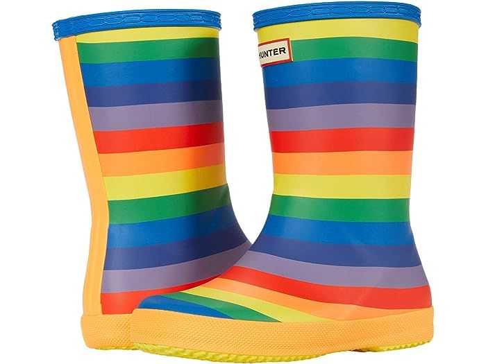 Original First Classic Rainbow Print Wellington Boots (Toddler/Little Kid) | Zappos