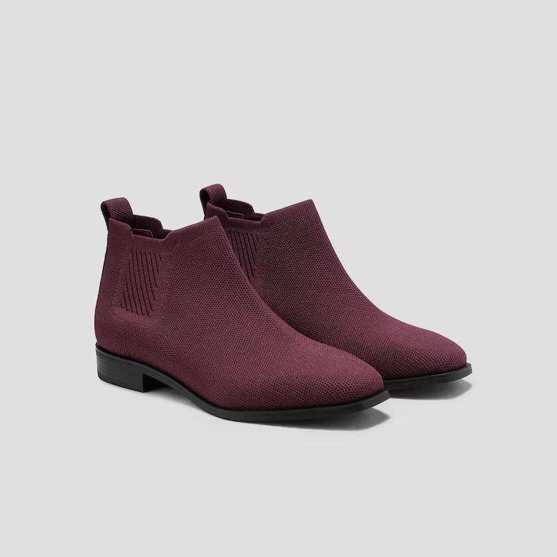 Square-Toe Water-Repellent Ankle Boots (Ryan Pro) | VIVAIA