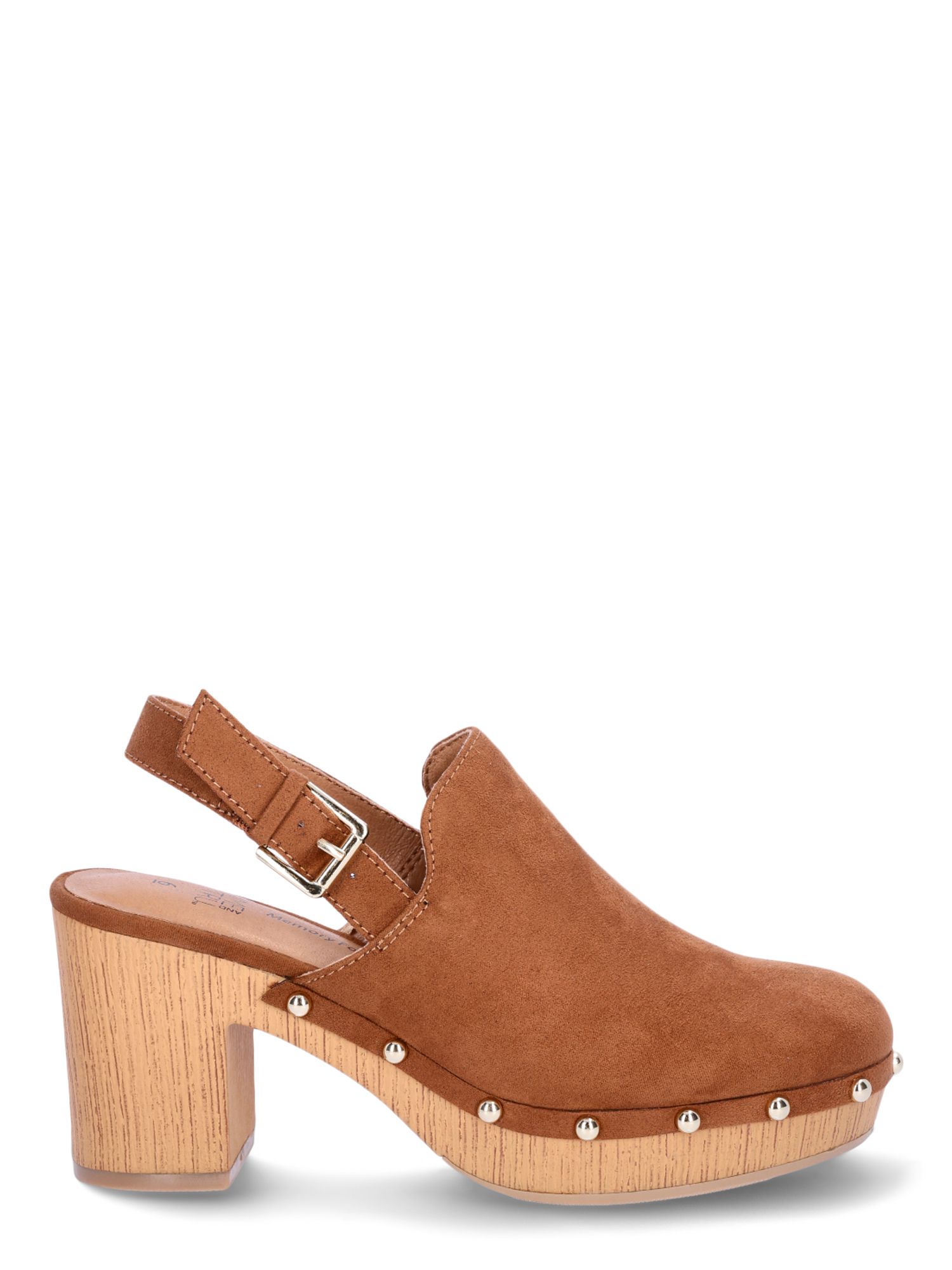 Time and Tru Women's Platform Studded Clog Heels | Walmart (US)