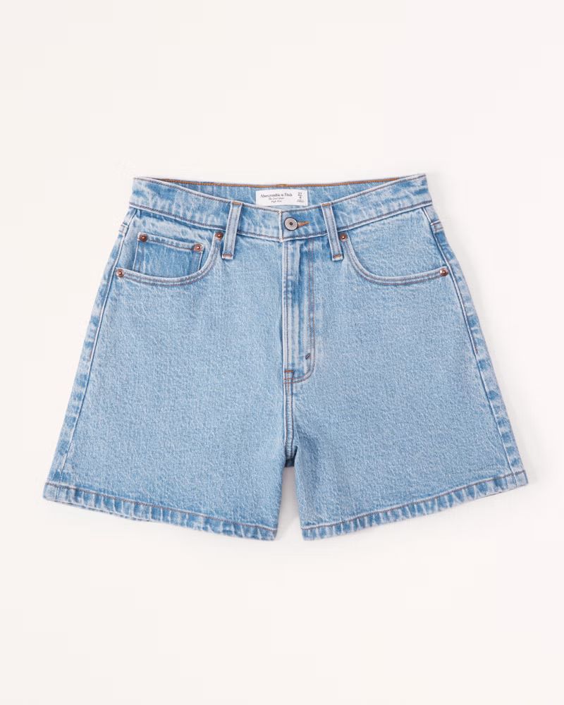 Curve Love High Rise Dad Short | Abercrombie & Fitch (US)