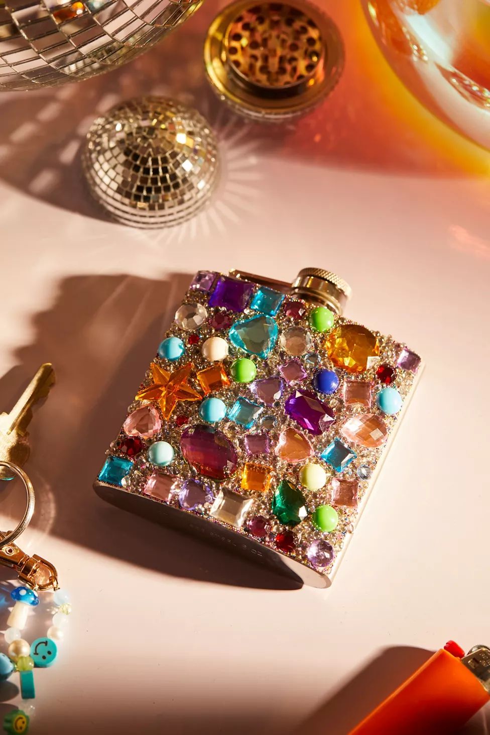 Bedazzled Large Flask | Urban Outfitters (US and RoW)