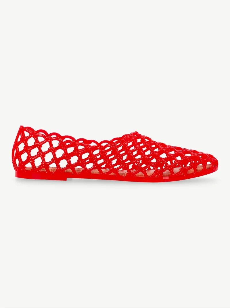 No Boundaries Caged Jelly Sandals, Women's | Walmart (US)