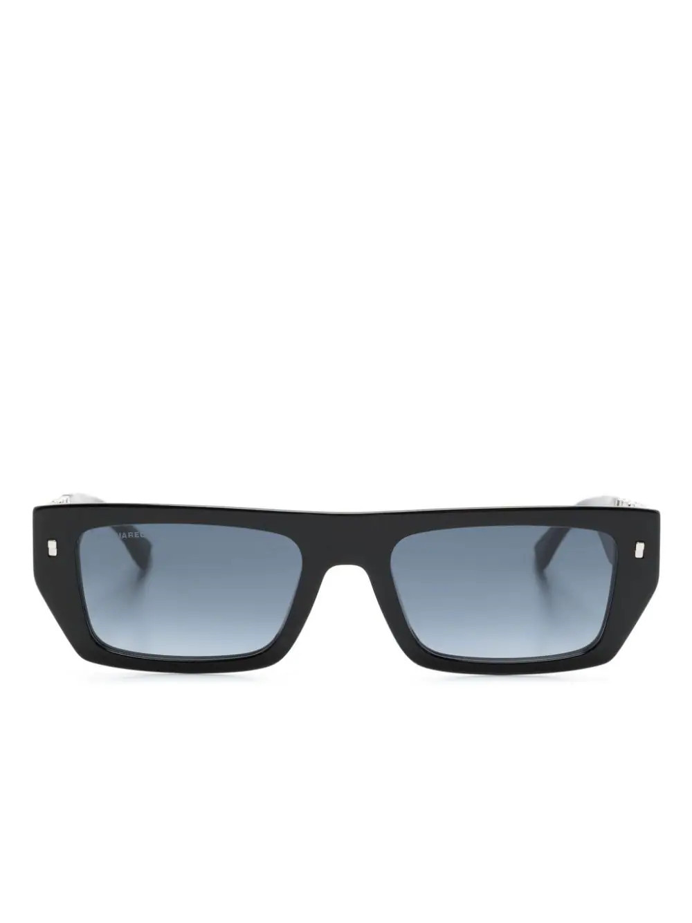 DSQUARED2 EYEWEAR Icon rectangular-frame sunglasses - Black | Farfetch Global
