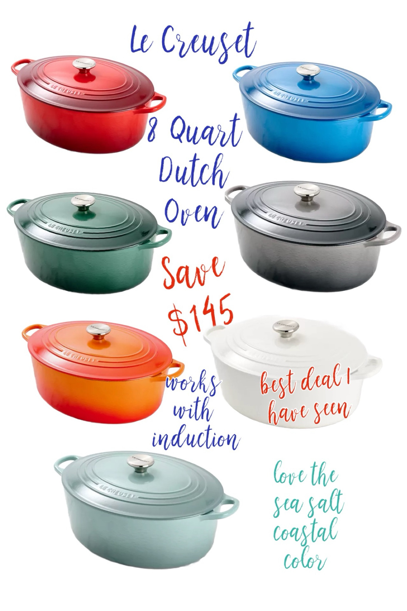 The most versatile 8 wt pot in beautiful colors at an unbelievable price and it even works with induction!

#LTKHome #LTKSaleAlert