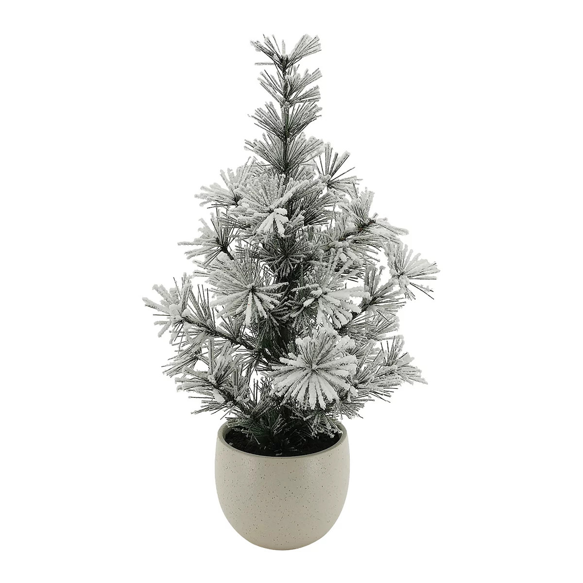 St. Nicholas Square® Artificial Flocked Tree in Ceramic Pot | Kohl's