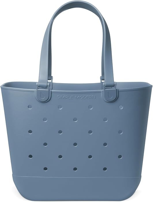 Simple Modern Extra-Large Beach Bag | Waterproof Getaway Rubber Tote with Zipper Pocket for Trave... | Amazon (US)