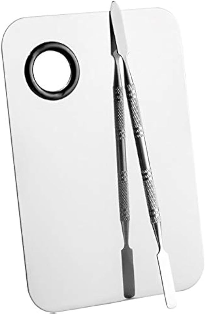 Sinen Professional Stainless Steel Makeup Palette Cosmetic Palette with Spatula Tool For Nail Art... | Amazon (US)