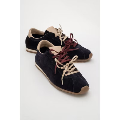 Crea - Navy Leather Sneakers (Women) Dark Blue 6 Forever & Always Shoes | Target