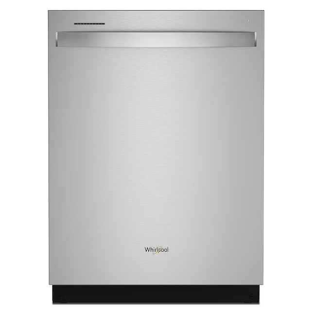 Whirlpool 24-in Top Control Built-In Dishwasher With Third Rack (Fingerprint Resistant Metallic S... | Lowe's