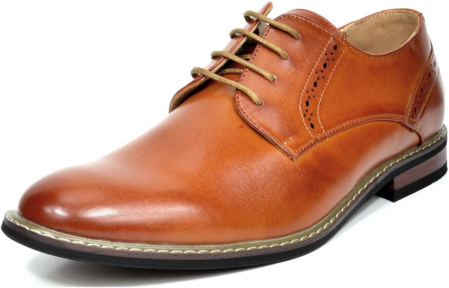 Bruno Marc Men's Leather Lined Dress Oxfords Shoes | Amazon (US)