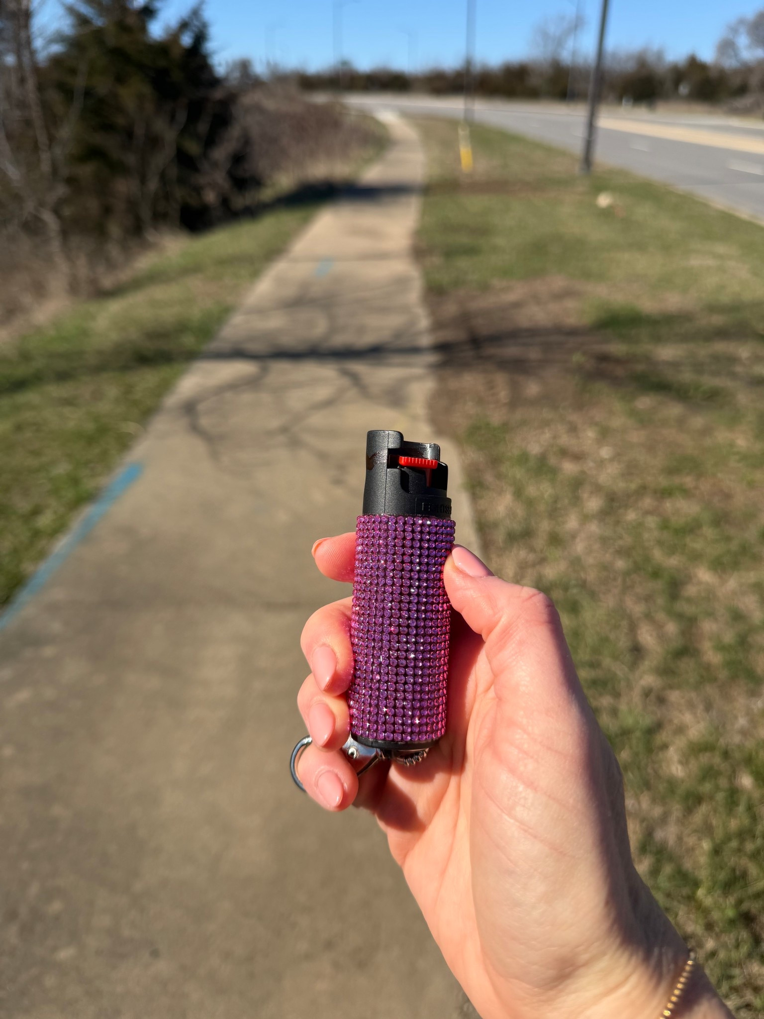 Pepper spray—but make it girlie💕✨🪩👟