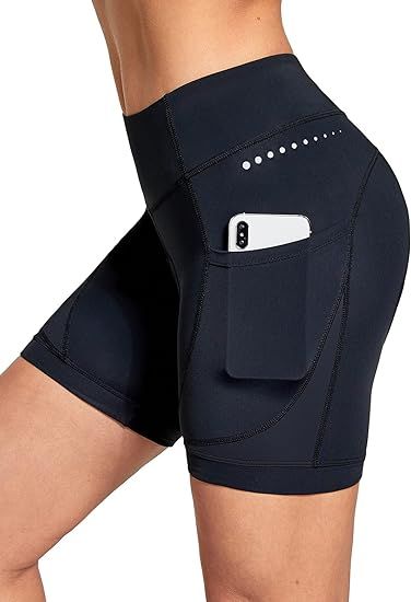 BALEAF Women's 4D Padded Bike Shorts Cycling Underwear with Padding Pockets Bicycle Gear Bike Clo... | Amazon (US)