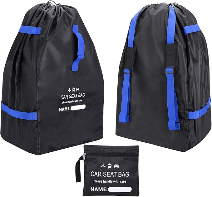 Travel Bag Adjustable Padded Backpack for Car Seat Travel Tote Ideal Gate Check for Air Travel an... | Amazon (US)