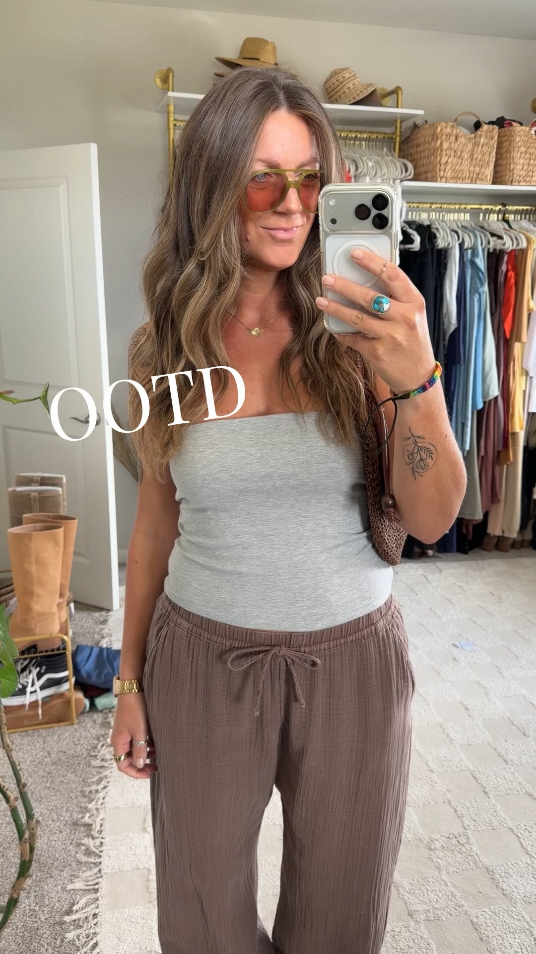 OOTD - it’s not scorching hot today so pants were acceptable! ✨Large top, medium tall joggers (only available in white in tall now) 11 flip flops

#LTKOver40 #LTKTall #LTKootd
