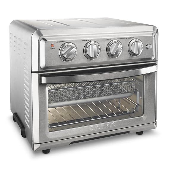 Cuisinart TOA-60 Air Fryer Toaster Oven, Silver | Amazon (US)