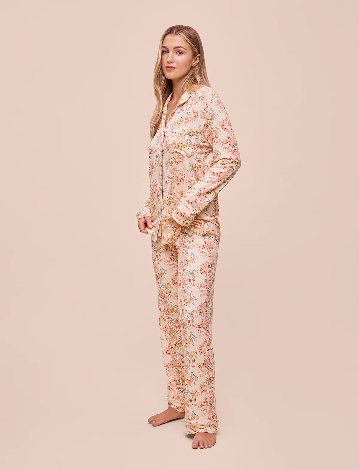 Kate Modal Soft Full Length PJ Set | Papinelle Sleepwear US
