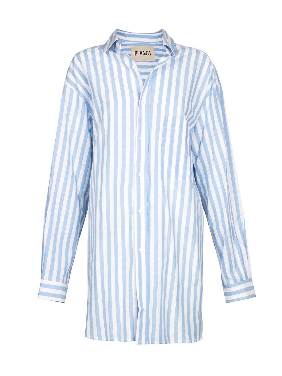 BLANCA Fabienne Oversized Button-Front Shirt | Saks Fifth Avenue