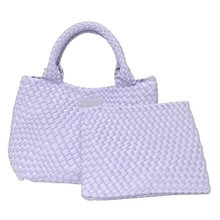 Lilac Woven Tote | Shop BIRDIE