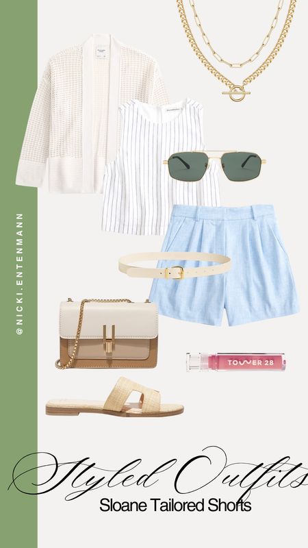 Styled up a spring outfit for us with the new blue Sloane tailored shorts from AF! 

New Abercrombie, Abercrombie fashion, spring outfits, styled outfits, linen shorts, raffia sandals, tower lip gloss, spring style 

#LTKstyletip #LTKSeasonal