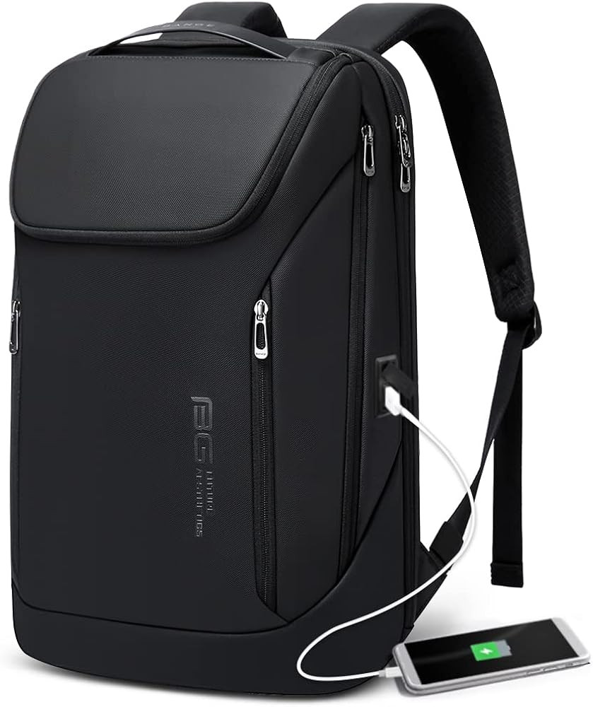 BANGE Business Smart Backpack Waterproof fit 15.6 Inch Laptop Backpack with USB Charging Port,Tra... | Amazon (US)