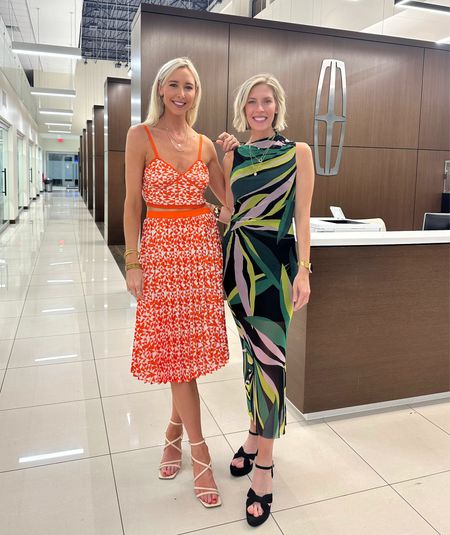Rented outfits from Rent the Runway. Donna Morgan dresses. Workwear. Women over 40. Style tips for tall women. Women over 6ft. Target fashion.  

Both items run TTS. Very flattering and vibrant spring colors for style  

#LTKOver40 #LTKStyleTip #LTKFindsUnder50
