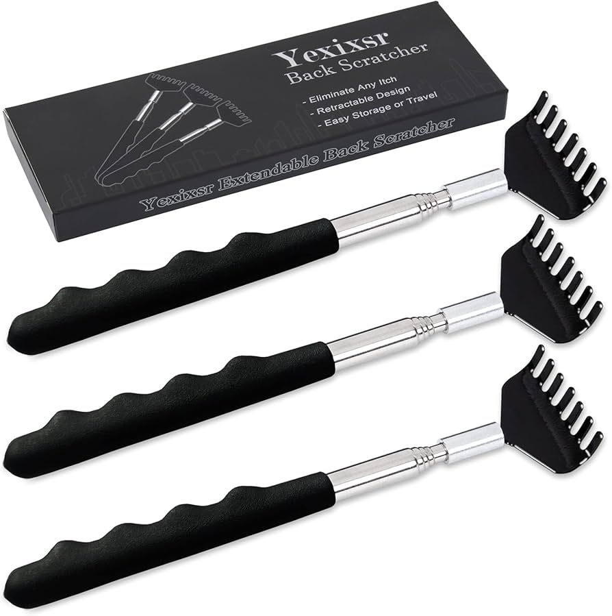 Yexixsr Back Scratcher Extendable Portable Back Massager for Men Women Kids Adults, Telescopic Ba... | Amazon (US)